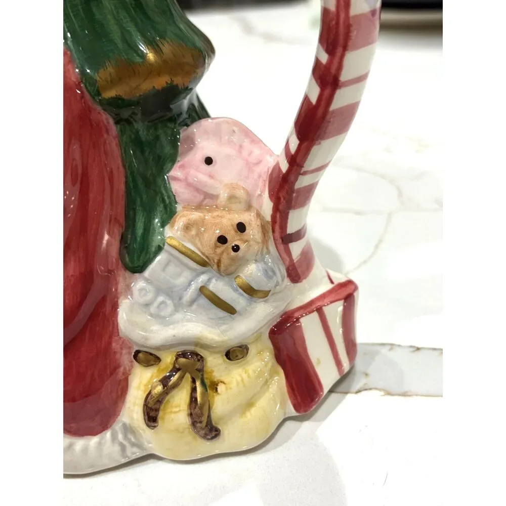 World Bazaar Vintage Santa Pitcher Christmas Tree Kitsch Christmas Decor Festive